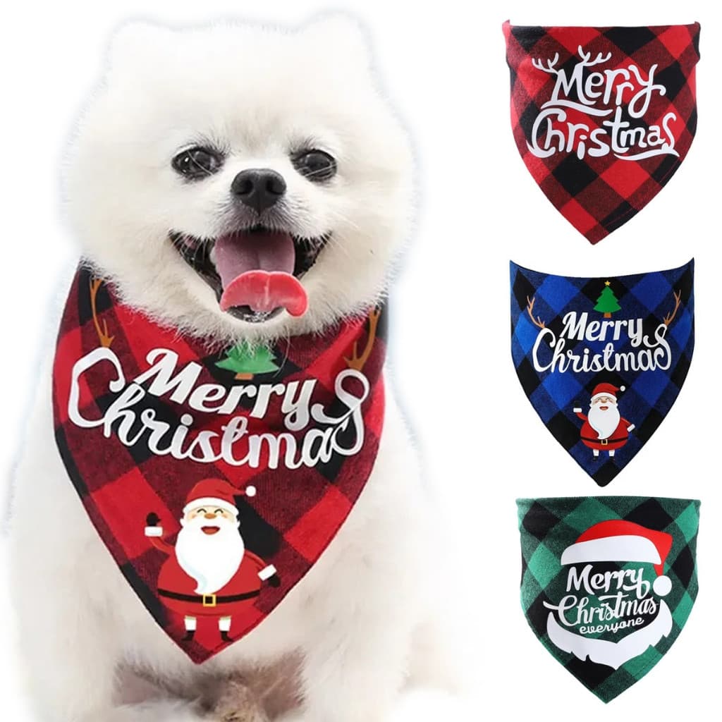 Toalha Triangular Para Cachorro , Bandanas De Natal , Clássico , Ação De Graças , Cachecol Animais De Estimação , Lenço