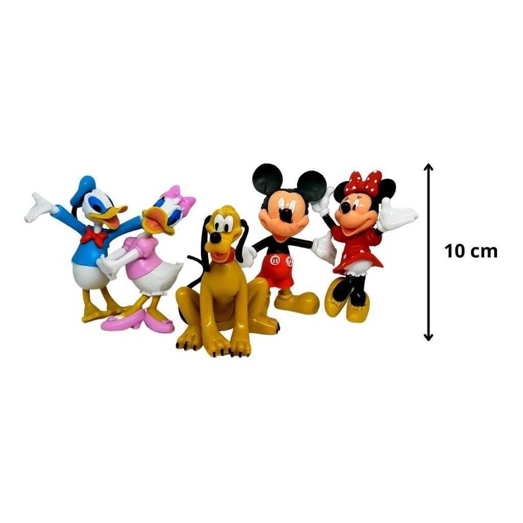 Kit Bonecos Turma Mickey Mouse Clubhouse 5 personagens fotos reais envio no mesmo dia