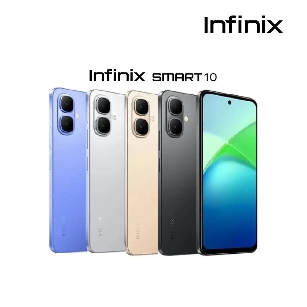 Infinix Smart 10 128GB 4GB RAM 4G Dual Chip Tela HD+ Android Smartphone Original