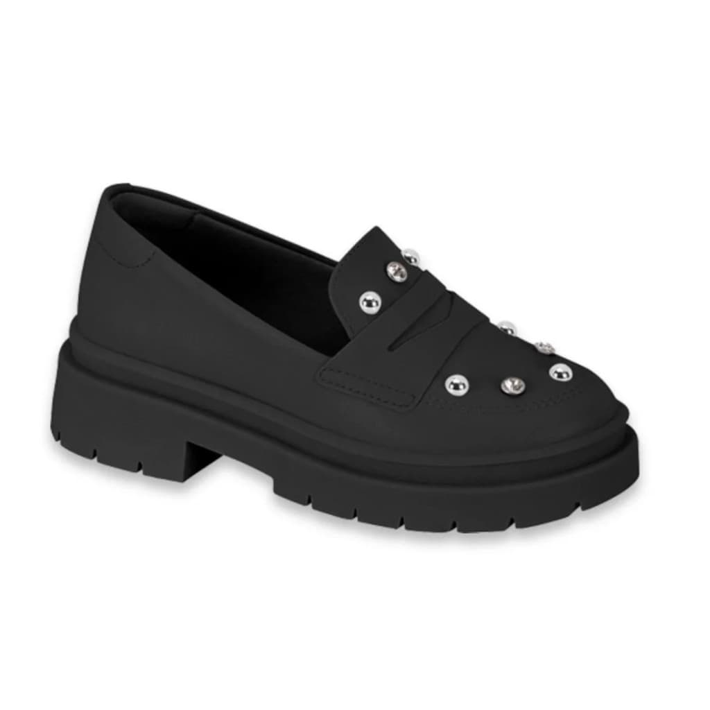 Sapato Mocassim Menina Infantil Molekinha Confortável Leve Feminino Juvenil Brilho Leve Festa Escola Social Strass