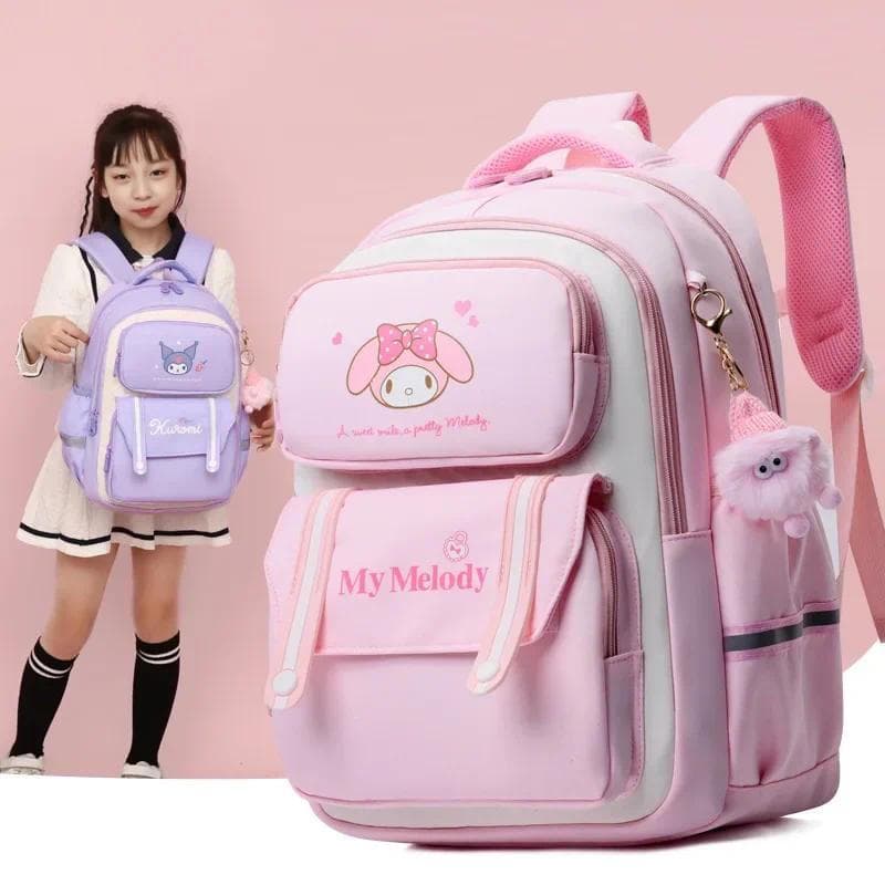 Cinnamoroll Minha Melodia Anime Kawaii MINISO Ins Estudante Mochila Para Bonito Dos Desenhos Animados Kuromi Saco De Arm