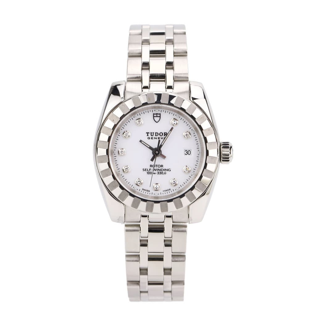 Tudor 28mm Tudor Série Clássica Diamante Gravura Relógio Mecânico Automático Feminino M22010
