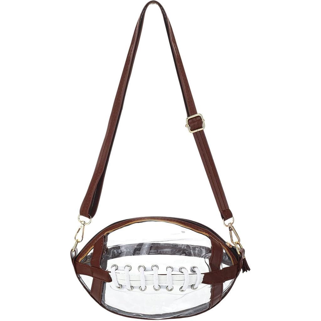 Bolsa Transparente para Mulheres, Bolsa Transversal Transparente para Estádio, Bolsa Esportiva Transparente, Presente pa