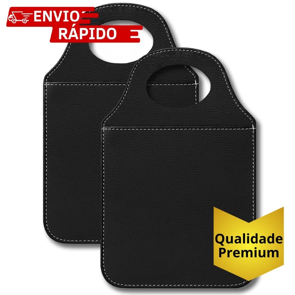 Kit Lixeira Automotiva Carro Lixo Porta Objeto Organizador