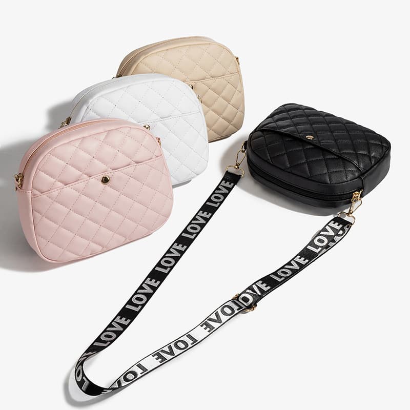 Senhoras saco feminino moda simples saco do mensageiro diamante bordado concha saco carta fita ombro saco do telefone mó