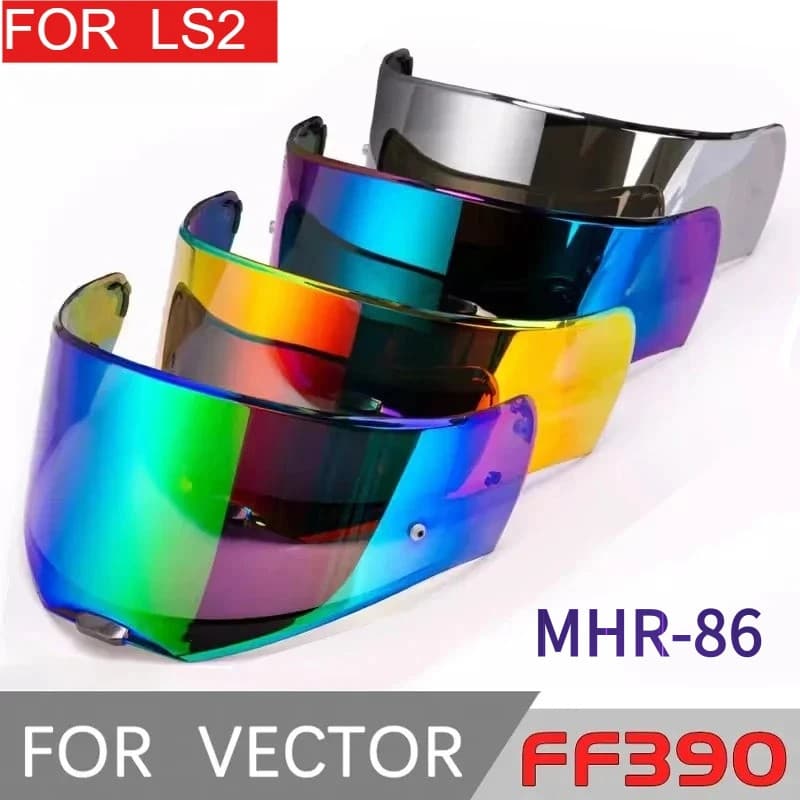 [2025NOVO] Viseira para LS2 FF390 (MHR-86) Viseira de capacete integral com película antiembaçante e furos, apenas para