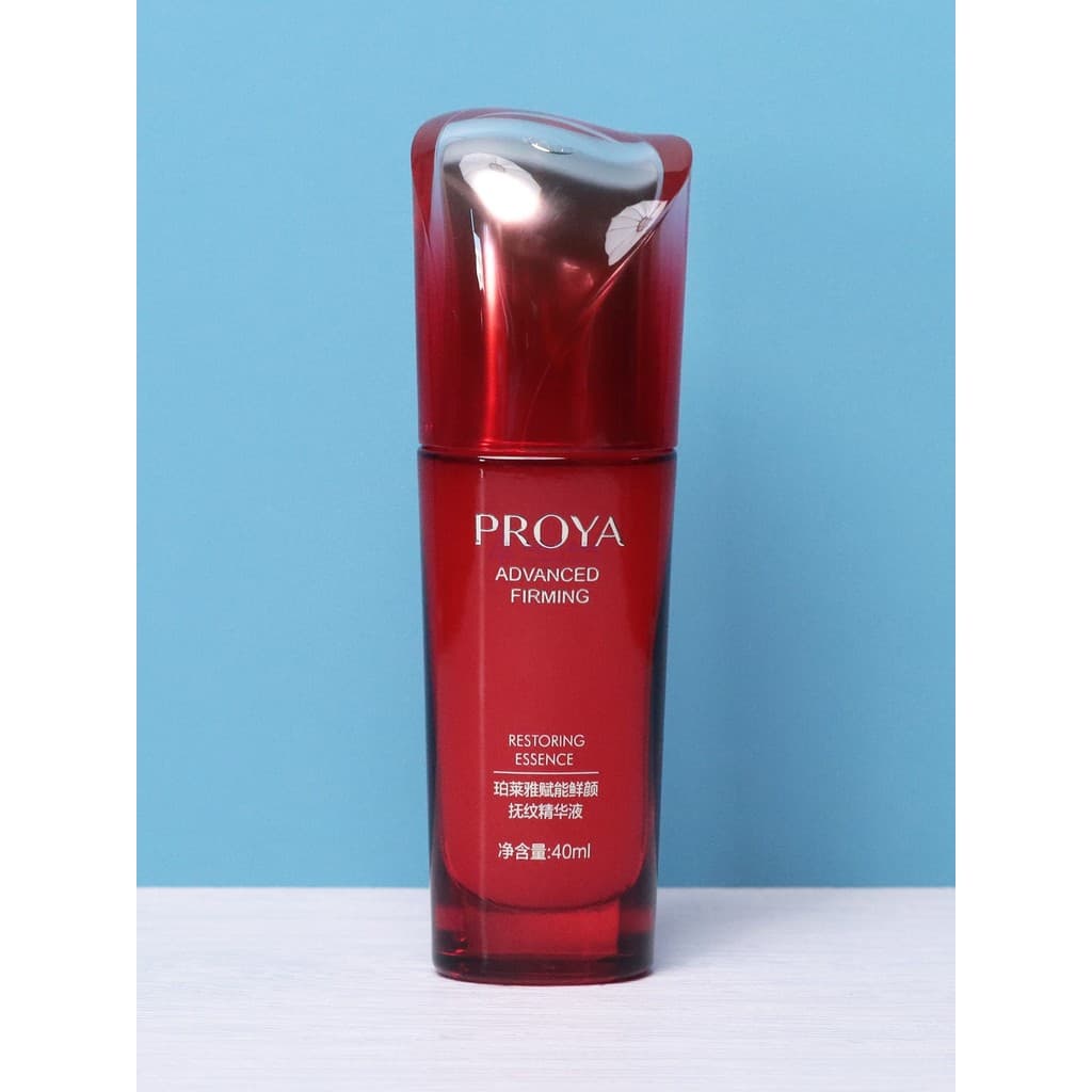 Popal Laya Fu Neng rosto fresco rugas suavização essência 40ml pequena garrafa vermelha Anti-rugas remover linhas finas