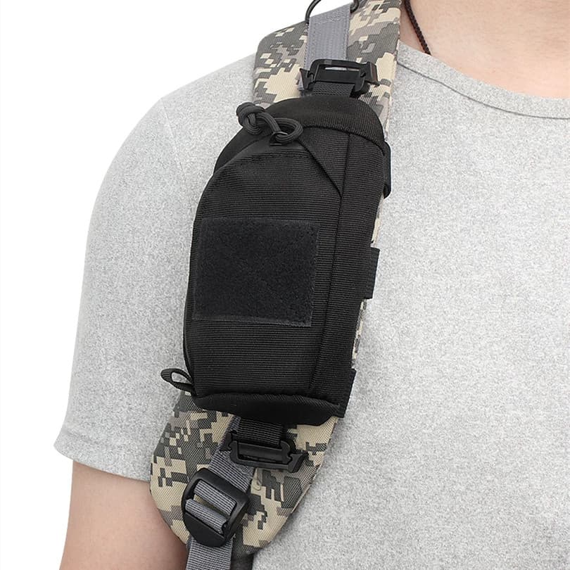 Bolsa Tática de Ombro Multiuso EDC, para Montanhismo, Aventura ao Ar Livre, Trabalho e Uso Diário