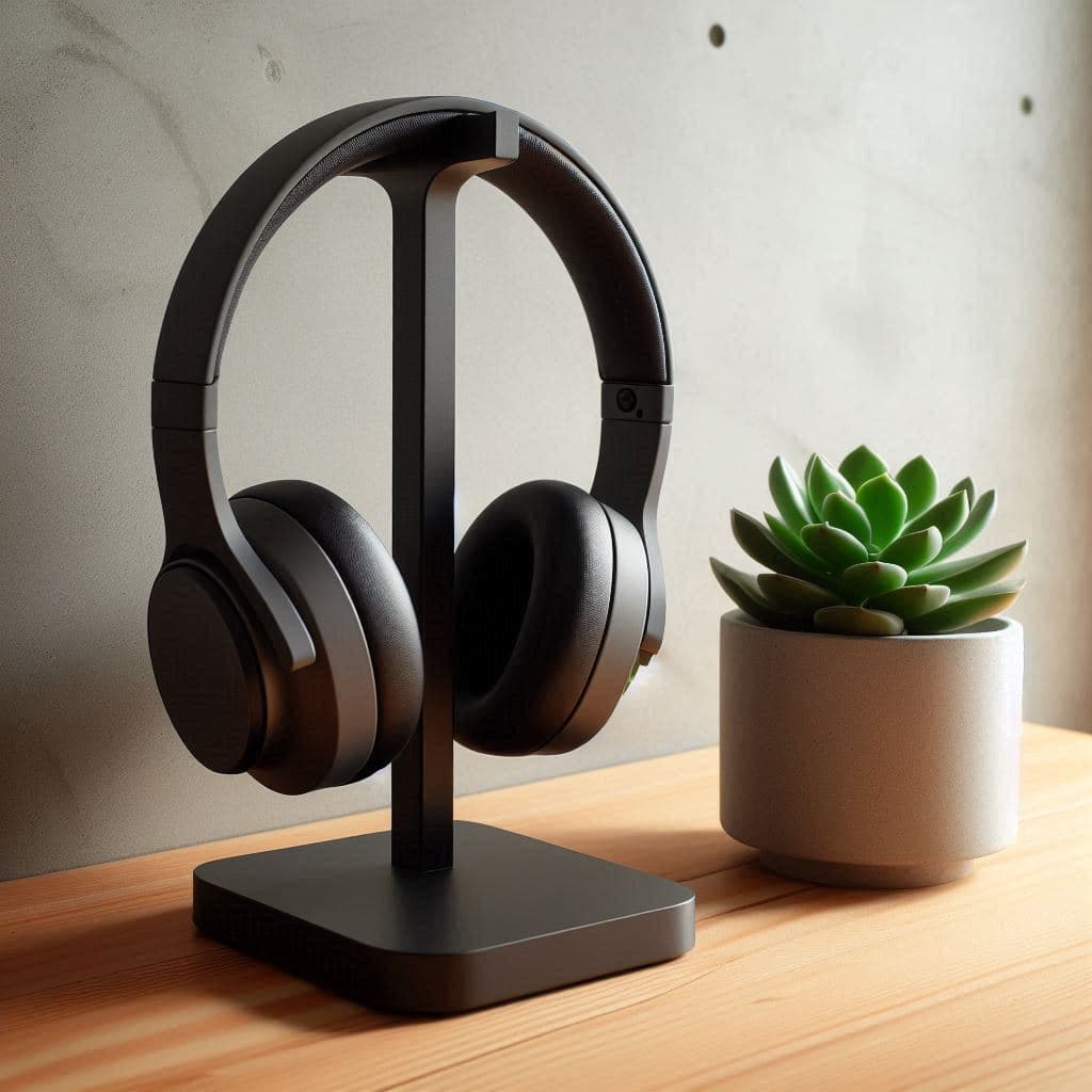 Suporte para Fone de Ouvido Headset Premium | Organizador de Mesa Gamer e Home Office