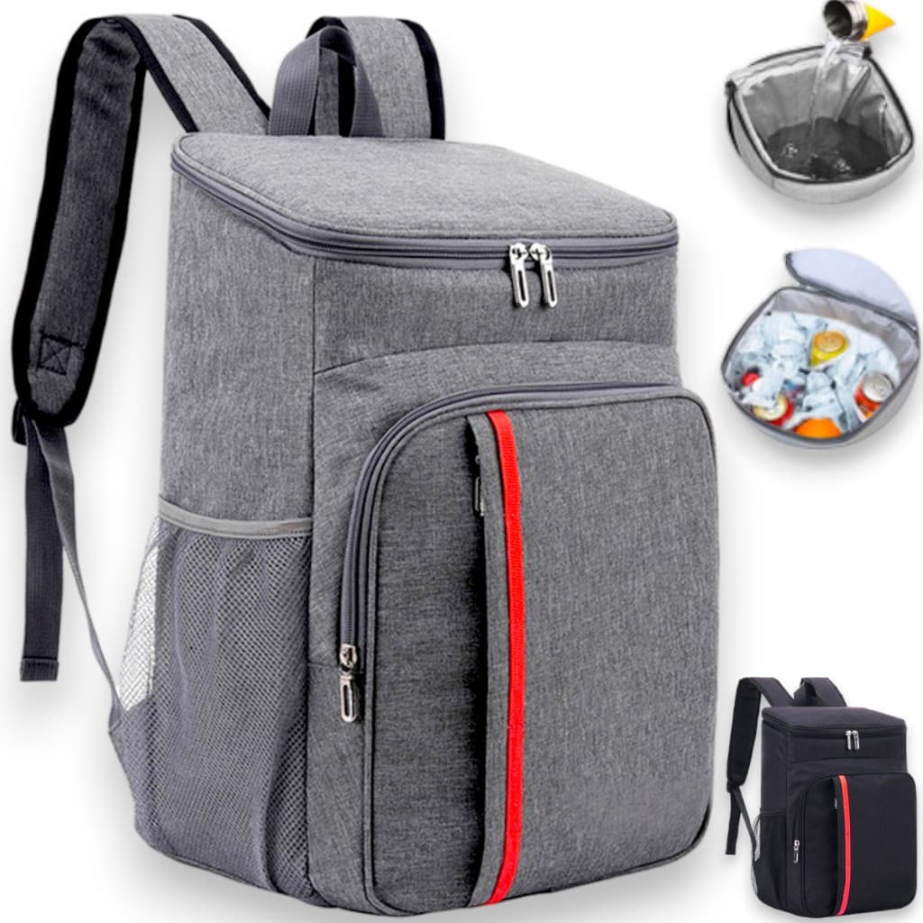 Mochila Térmica Cooler Yobel 23L Impermeável, Bolsa Isolante Portátil para Piquenique