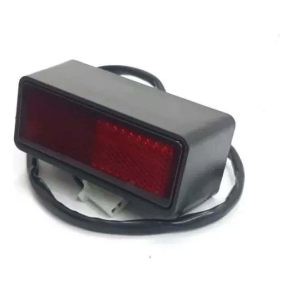 Lanterna Luz de Placa Refletor Olho de Gato Fan Titan Start 125 150 160 com lâmpada LOJAAGORA