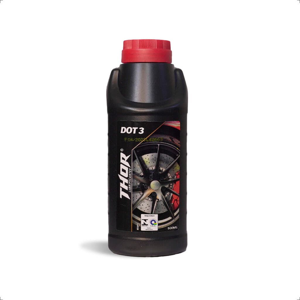 Fluido Lubrificante de Freios Dot 3 Thor 500 ml