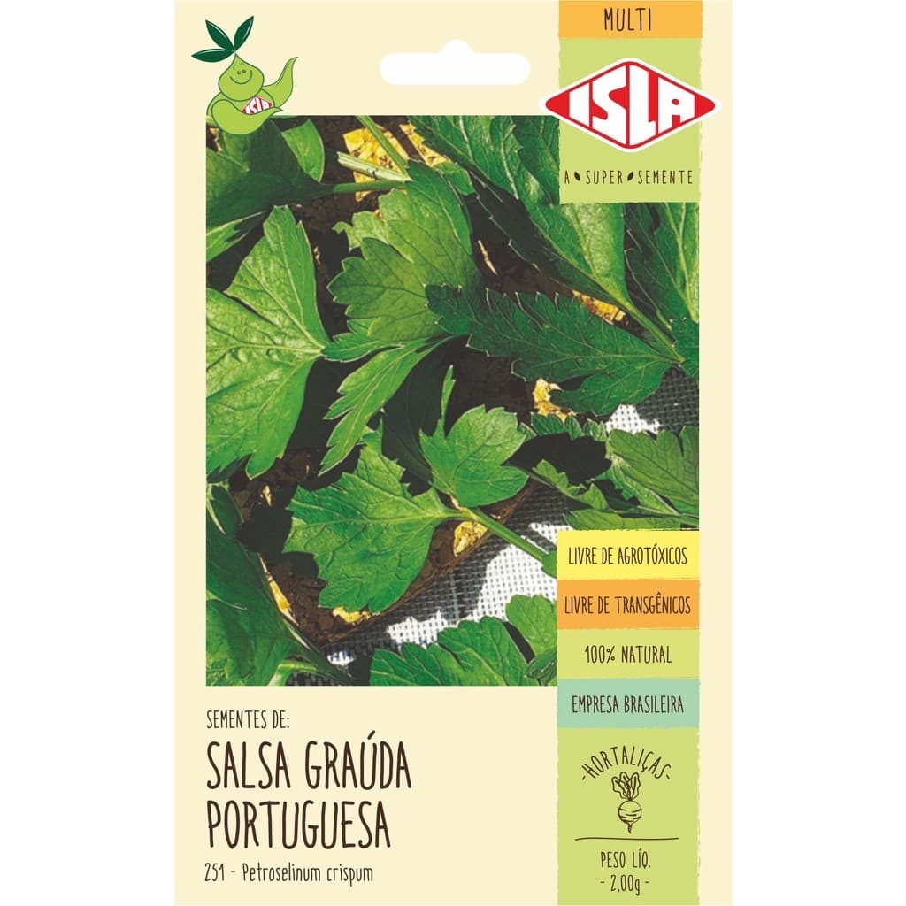 Sementes Salsa Graúda Portuguesa - ISLA Sementes