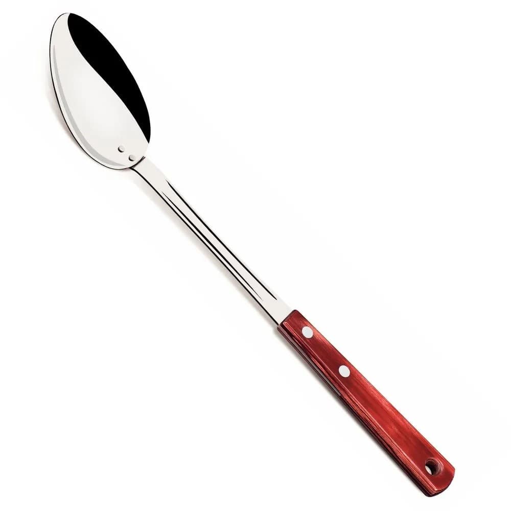 Colher para Servir Aço Inox e Cabo Madeira Polywood 21158170 Tramontina