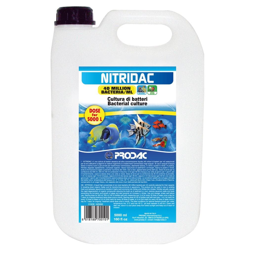 SUPLEMENTO PRODAC ATIVADOR DE BIOLOGIA NITRIDAC 5000ML (P/ ATE 50000L)