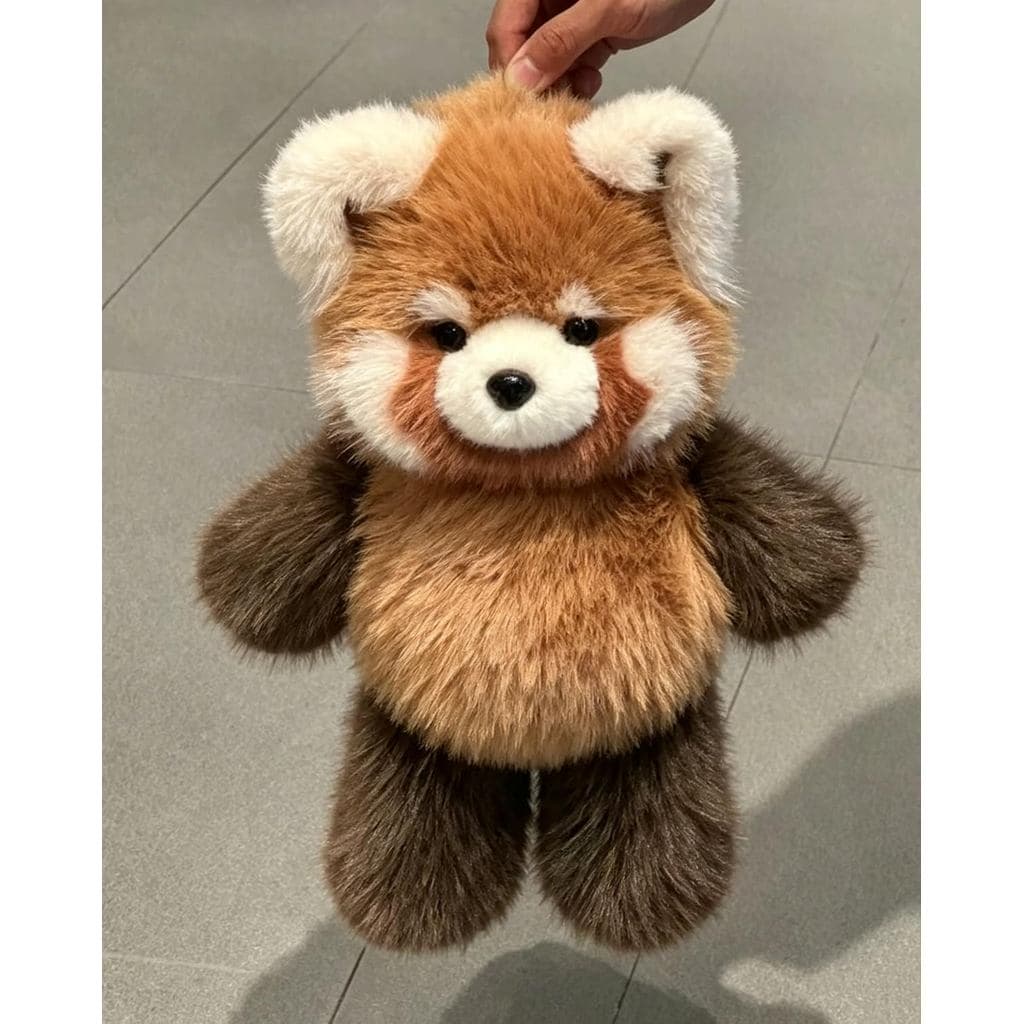 Running Plushies Panda Vermelho , Animais Macios E Fofinhos De Pelúcia Para Corrida Com Pernas Em Movimento , Vaca Reche