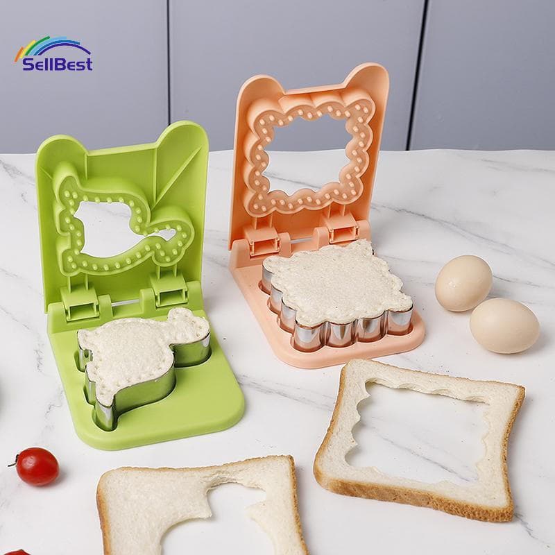 Sellbest Easy Sandwich Sealer-Cortador De Sanduíche Redondo Selador Para Crianças Lancheiras 2 Em 1 Ideias Sanduíches Al
