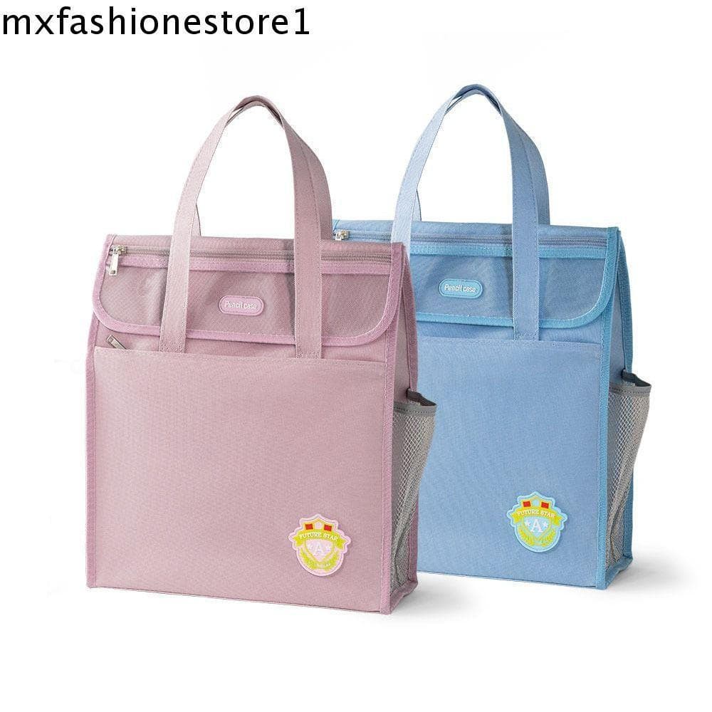 Sacolas De Lona MXFASHIONE , Bolsas Leves E Reutilizáveis De Tecido Oxford , Material Escolar