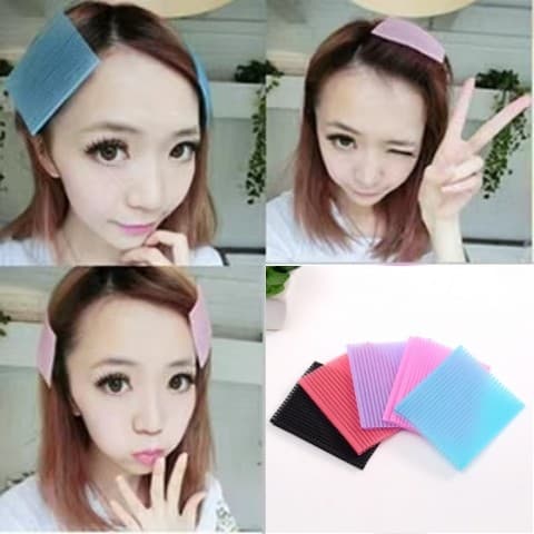 20 peças acessórios para o cabelo cocar coreano post franja adesivos rosto lavagem maquiagem Velcro post mágico cabelo p