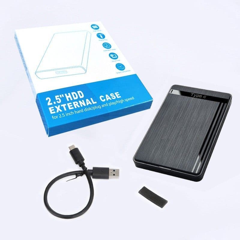 3.0 escovado porta Serial SATA disco rígido caso Interface USB 8cm Notebook externo móvel caso de disco rígido
