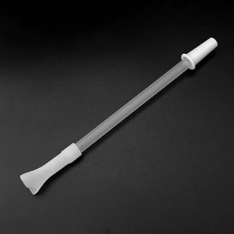Conjunto de canudo de silicone para balde tonton, copo de barriga grande, leite, chá