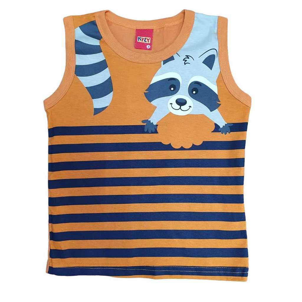 Regata Guaxinim Infantil Laranja Kyly