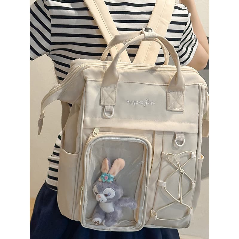 Nova mochila fofa de desenho animado feminina, estudantes do ensino fundamental, estudantes do ensino médio, classe supl