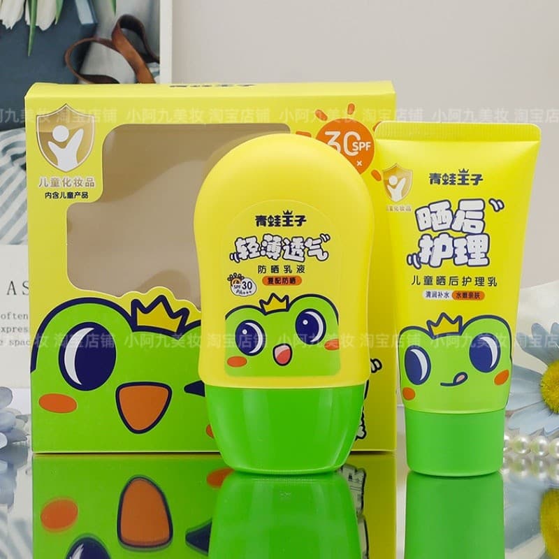 Frog Prince Loção Protetor Solar FPS30 Após Cuidados Solares Creme Infantil Hidratante Hidratante Creme Protetor Solar H