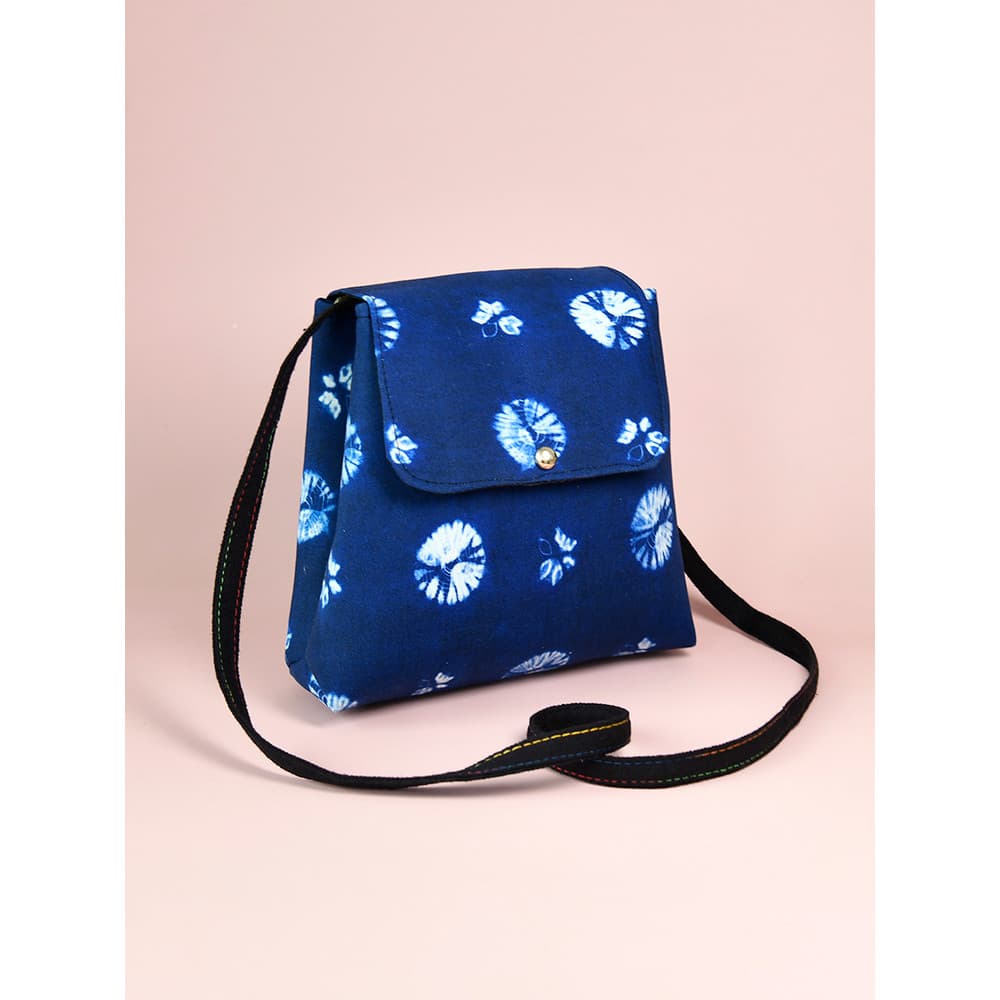 Dali estilo étnico Tie-Dye flor mensageiro bolsa de ombro feminino novo estilo moda All-Match saco de pano Casual mensag
