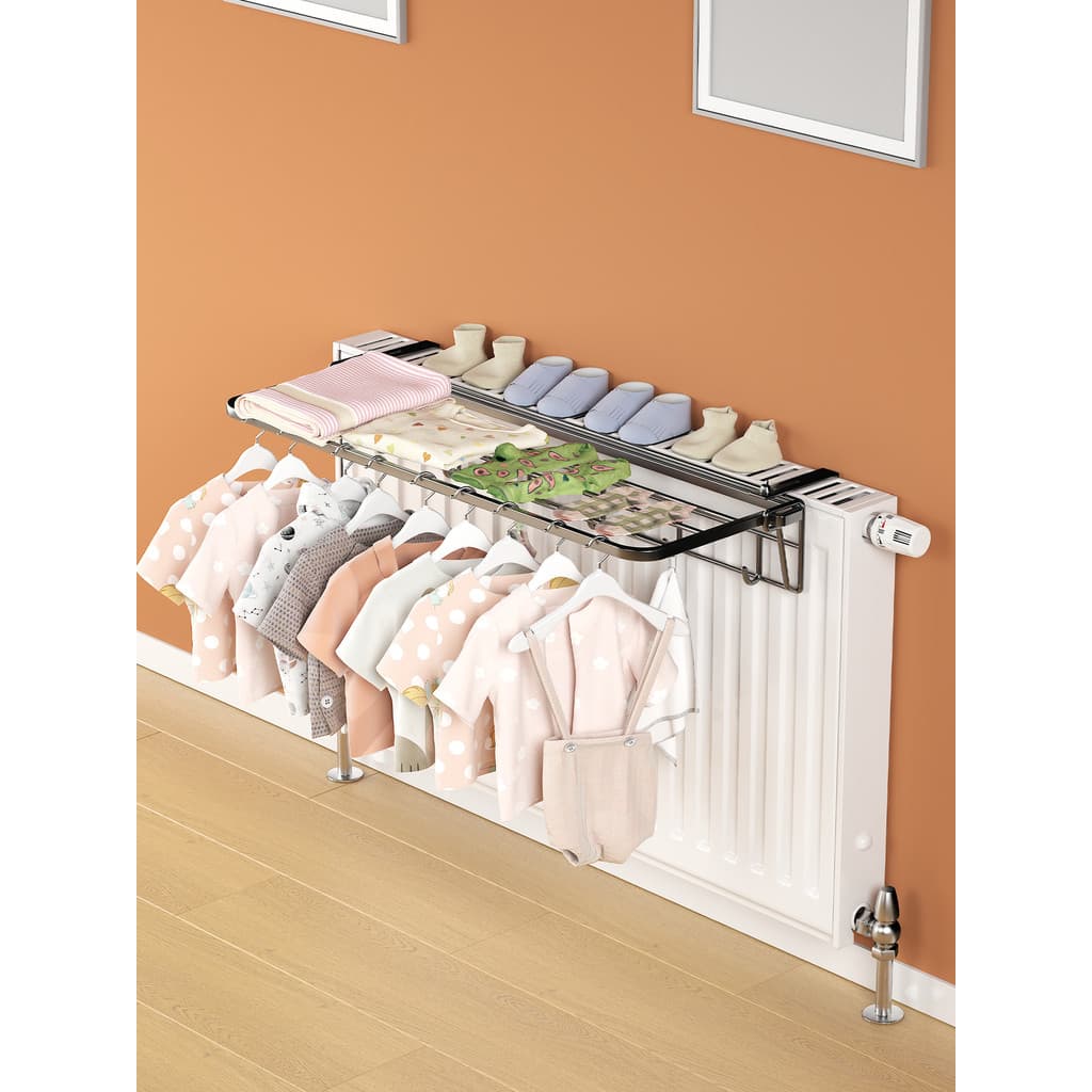 Radiador doméstico cabide de roupas de inverno radiador rack superior secagem roupas frescas ferramenta útil sapato rack