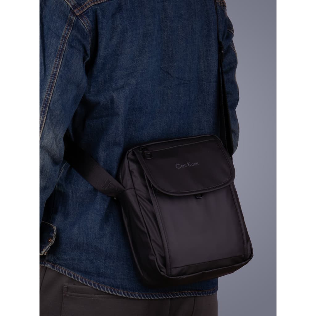 Bolsa mensageiro masculina com vários compartimentos, bolsa de ombro Casual masculina, grande capacidade, moda portátil,
