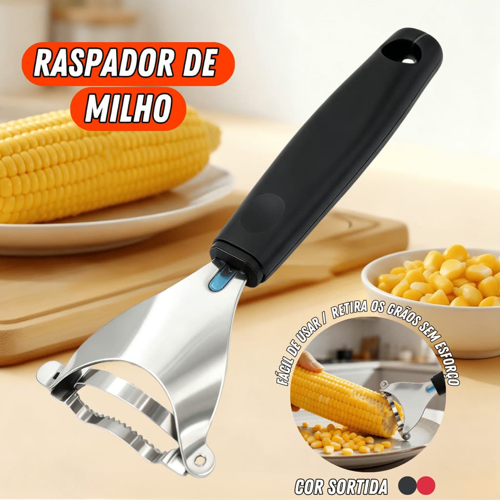 Cortador De Milho Verde Profissional Em Aço Inox Super Resistente