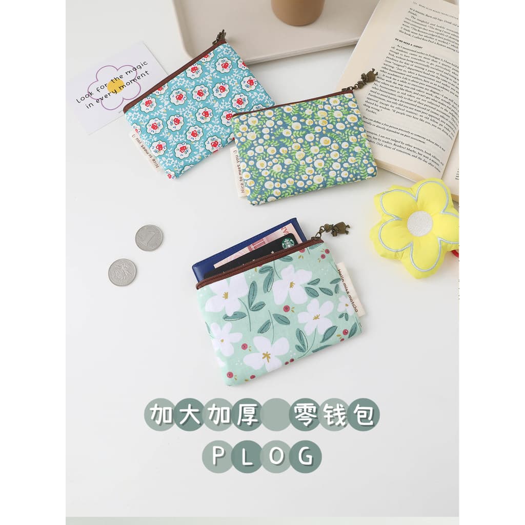Engrossado versão atualizada zíper bolsa de moedas feminino Mini pequeno saco de identificação do motorista saco de moed