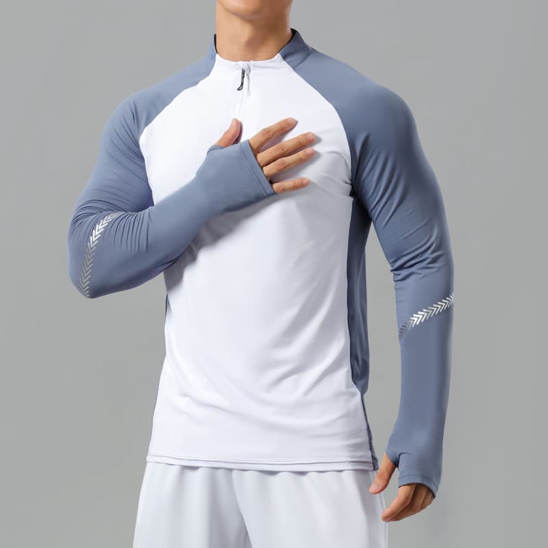 Correndo de manga comprida roupas de secagem rápida camiseta das mulheres dos homens calças de Fitness absorção de umida