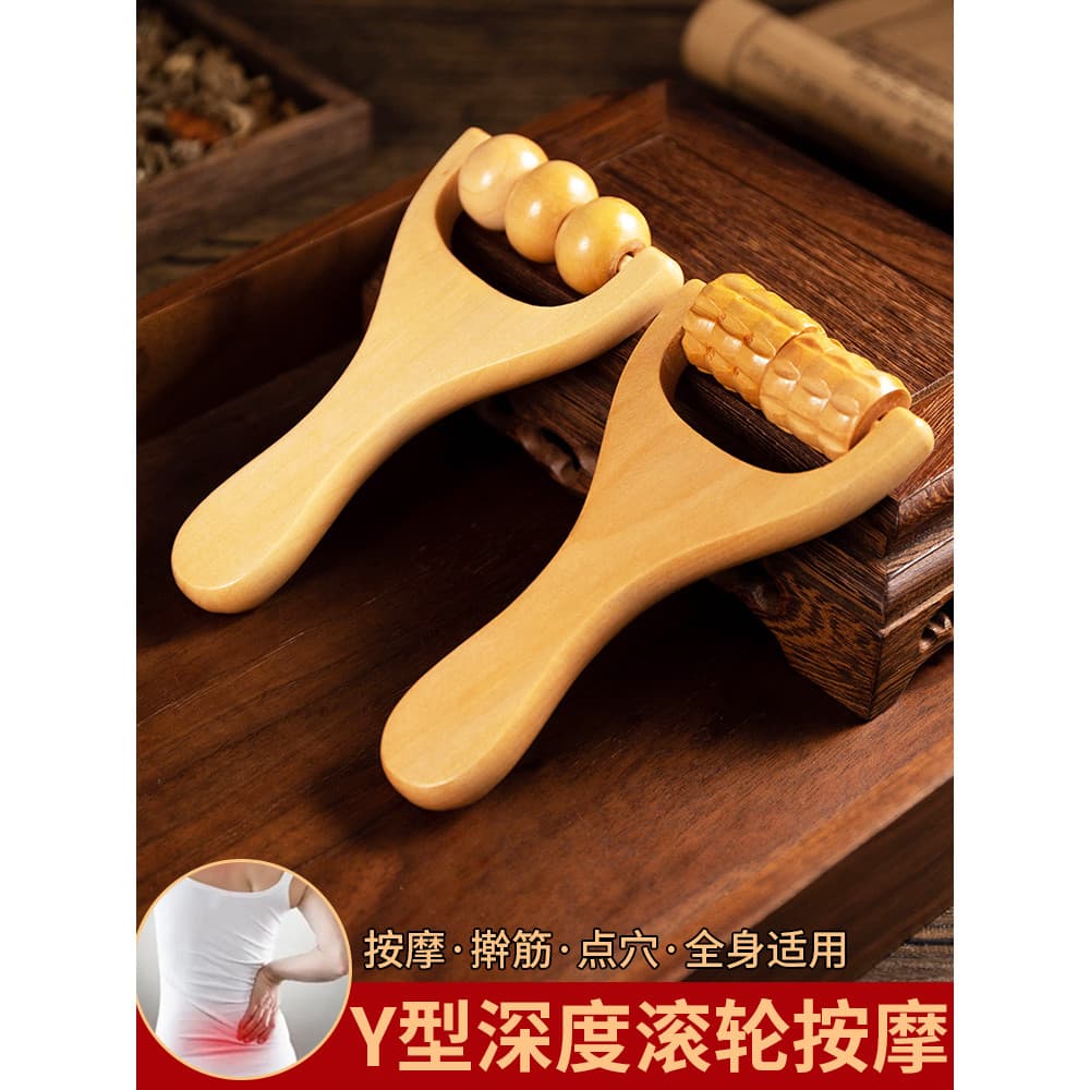 Escova de massagem para pernas e braços de rolo