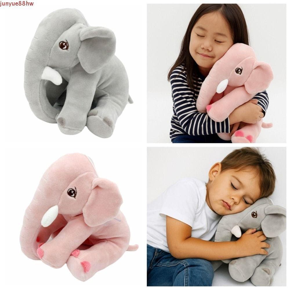 JUNYUE Elefante De Pelúcia , Animais Travesseiro Brinquedo De , Almofada Traseira , Boneca