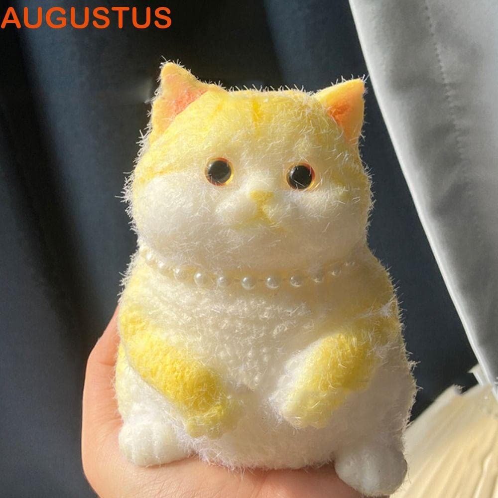 AUGUSTUS Simulação Gato Squeeze Brinquedos , Recuperação Lenta Colorido Grande Boneca Espremer Brinquedo , Mini Fidget