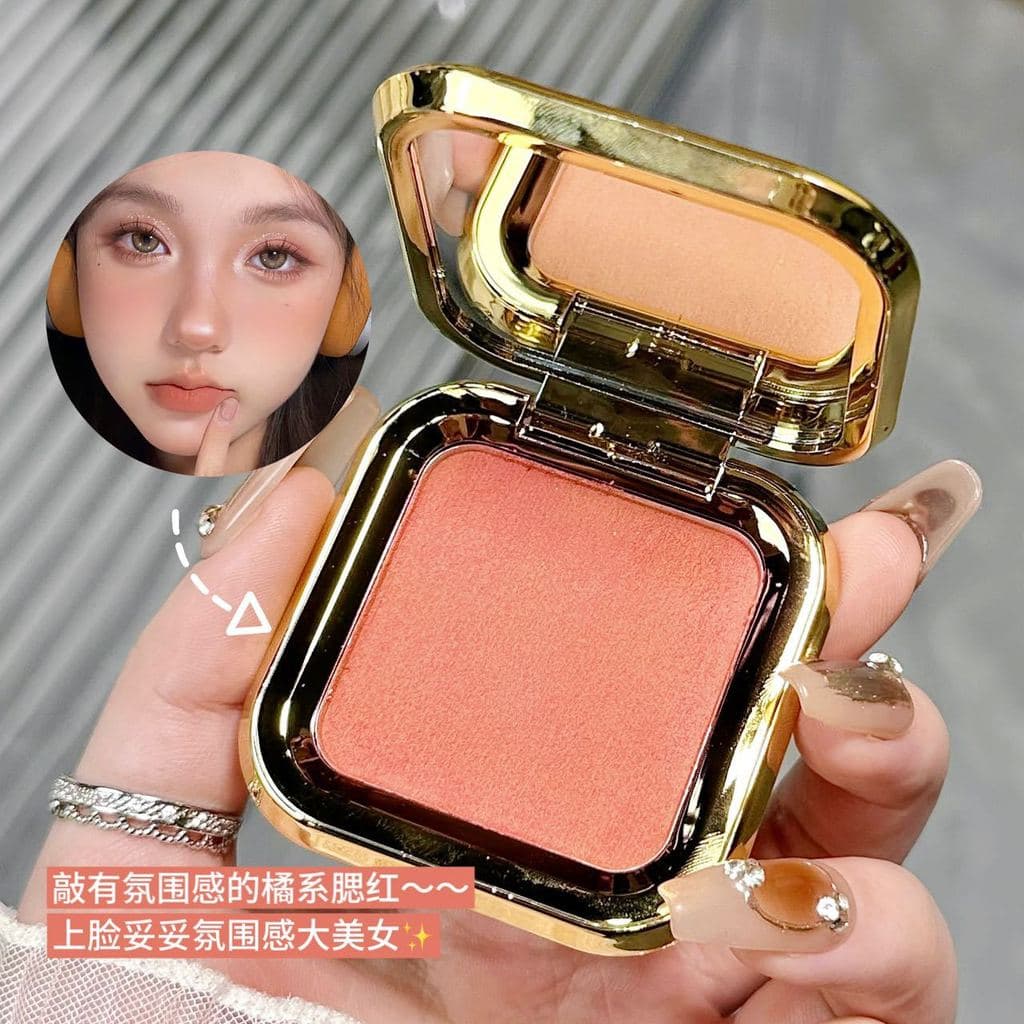 Névoa tridimensional Blush creme Rouge fosco perolado de longa duração realce tez contorno Facial purê de batatas sombra