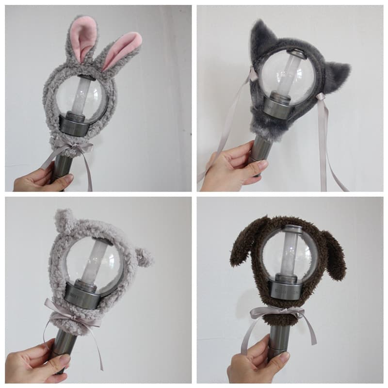 Capa protetora de pelúcia para lightstick ENHYPEN, estojo decorativo para lightstick, mercadoria Kpop, acessórios para f