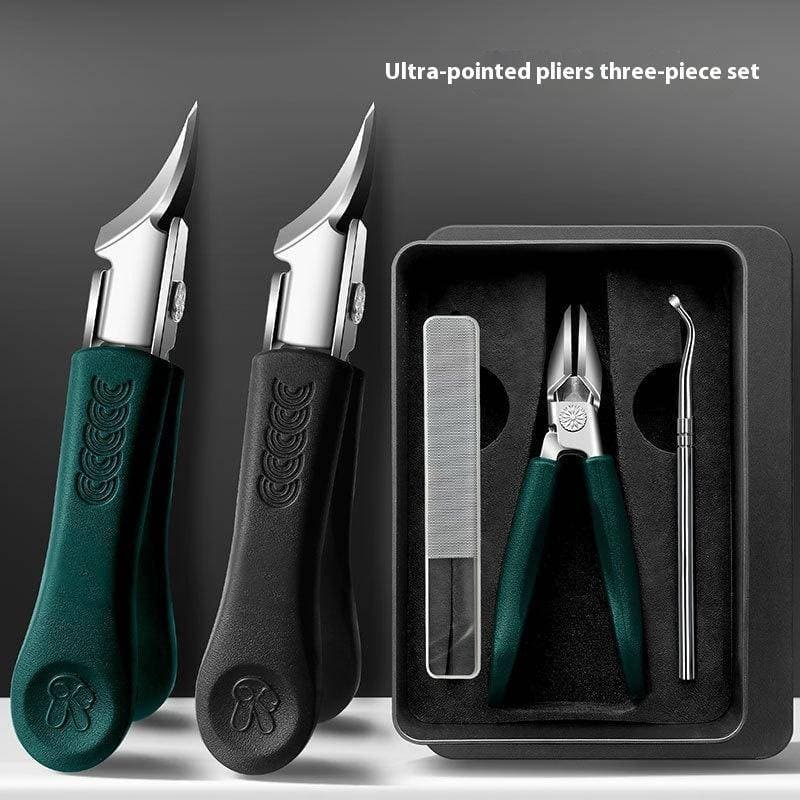 FFBR Super Inclinado Apontou Cortador De Unhas Anti-Respingo Thi Alicate Tesoura Ferramentas De Cuidados Com As Quente