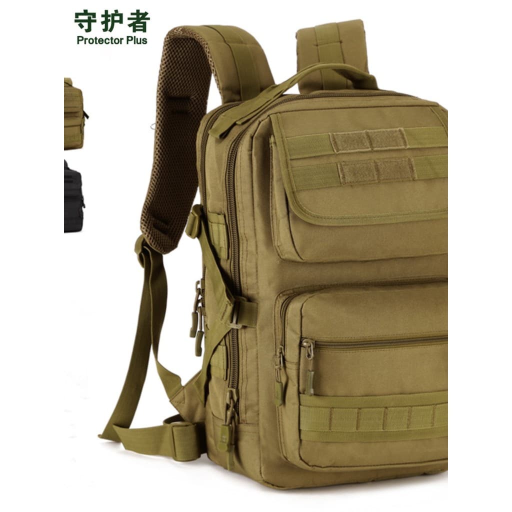 Guardian 25L tático pequena mochila quadrada mochila de viagem ao ar livre preto saco de escalada masculino saco de comp