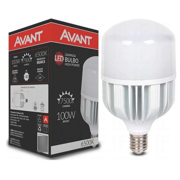 Lâmpada Bulbo High Power 100w - Avant