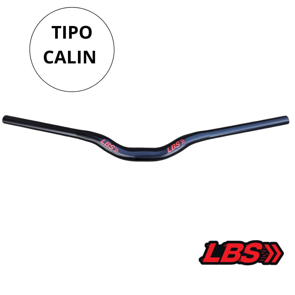 Guidão Voador TIPO Calin da LBS Voador 680 MM de aço Gios Viking Grau
