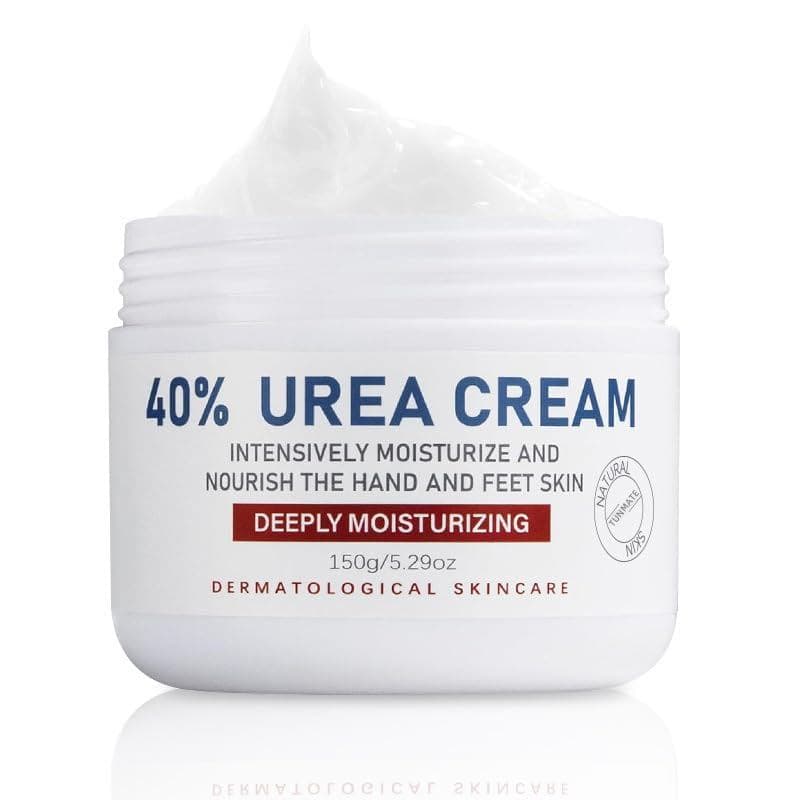 Creme para os Pés com 40% de Ureia e 2% de Ácido Salicílico, Tratamento para Calcanhares Secos e Rachados, Removedor de