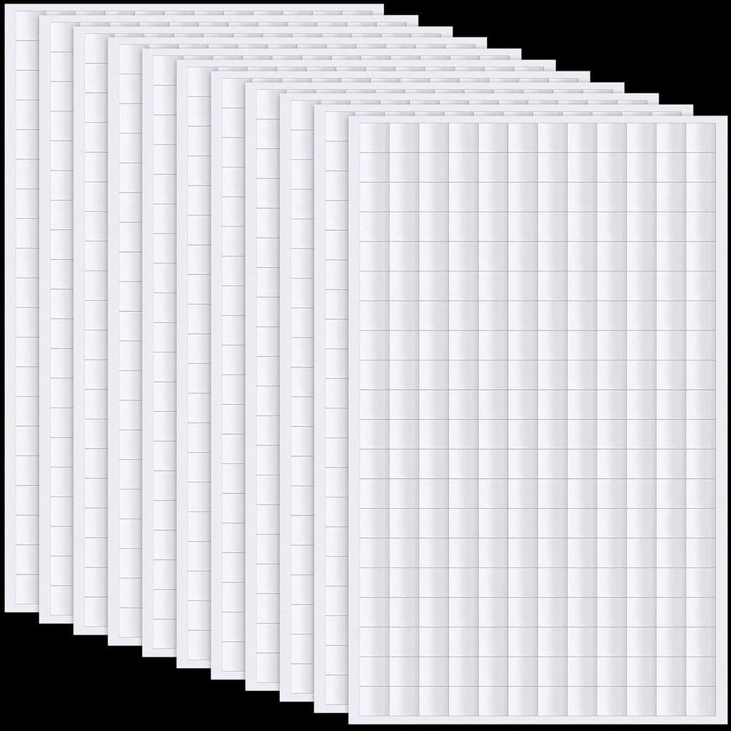 Outus 12 Folhas de Quadrados Adesivos de Espuma, 2160 Peças de Quadrados de Espuma Dupla Face para Artesanato, Artes, DI