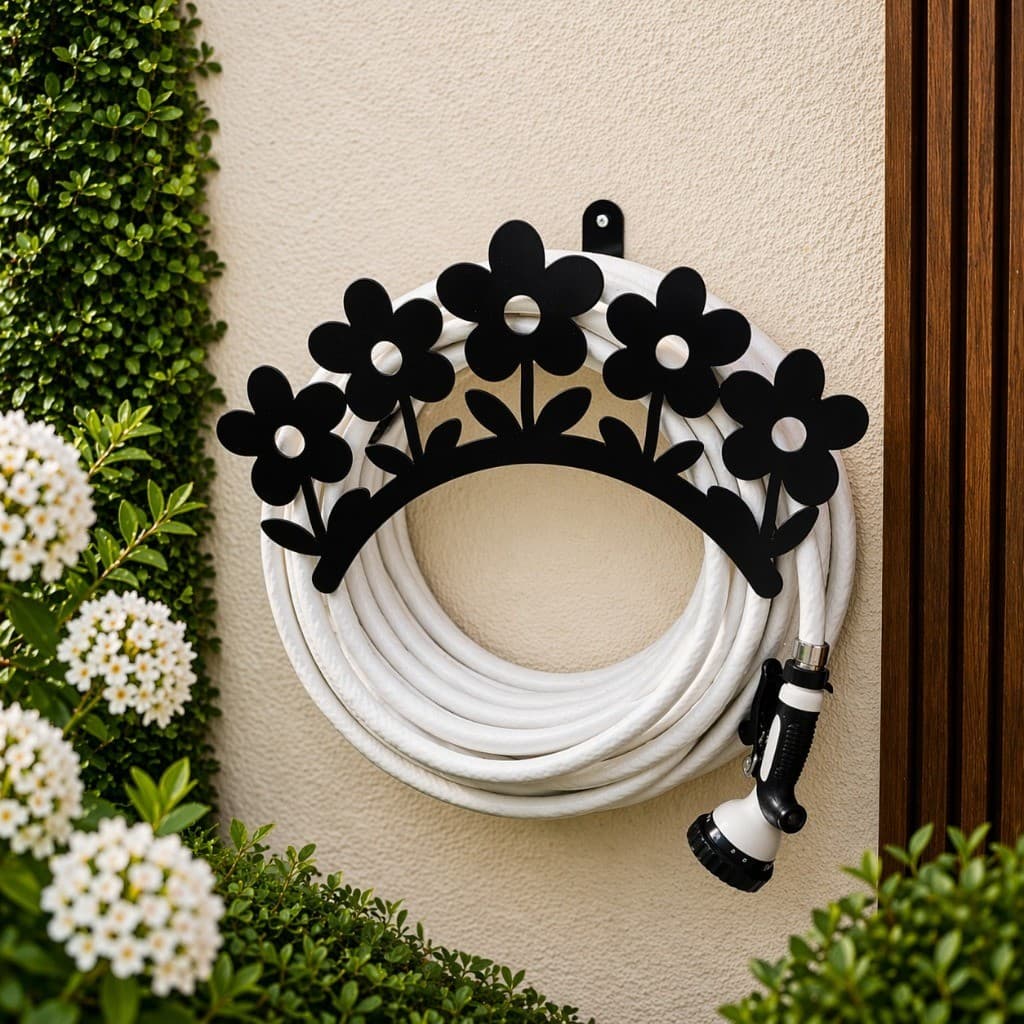 Suporte Para Mangueira de Jardim Resistente Organizador Parede