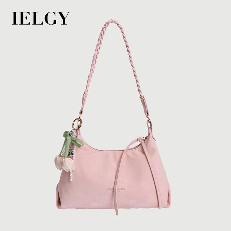 IELGY Bolsa feminina de um ombro nas axilas Fashion Commuter grande capacidade rosa Casual bolsa mensageiro combinada