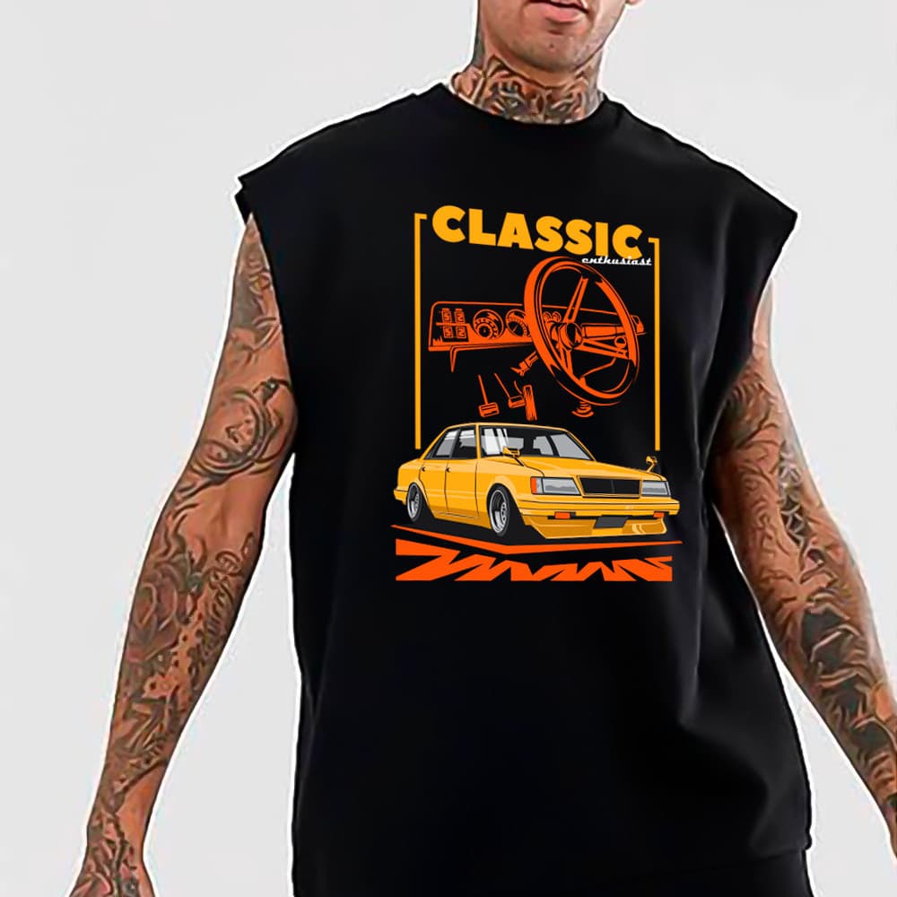 Camiseta Regata Machão Classic Old School Street Car