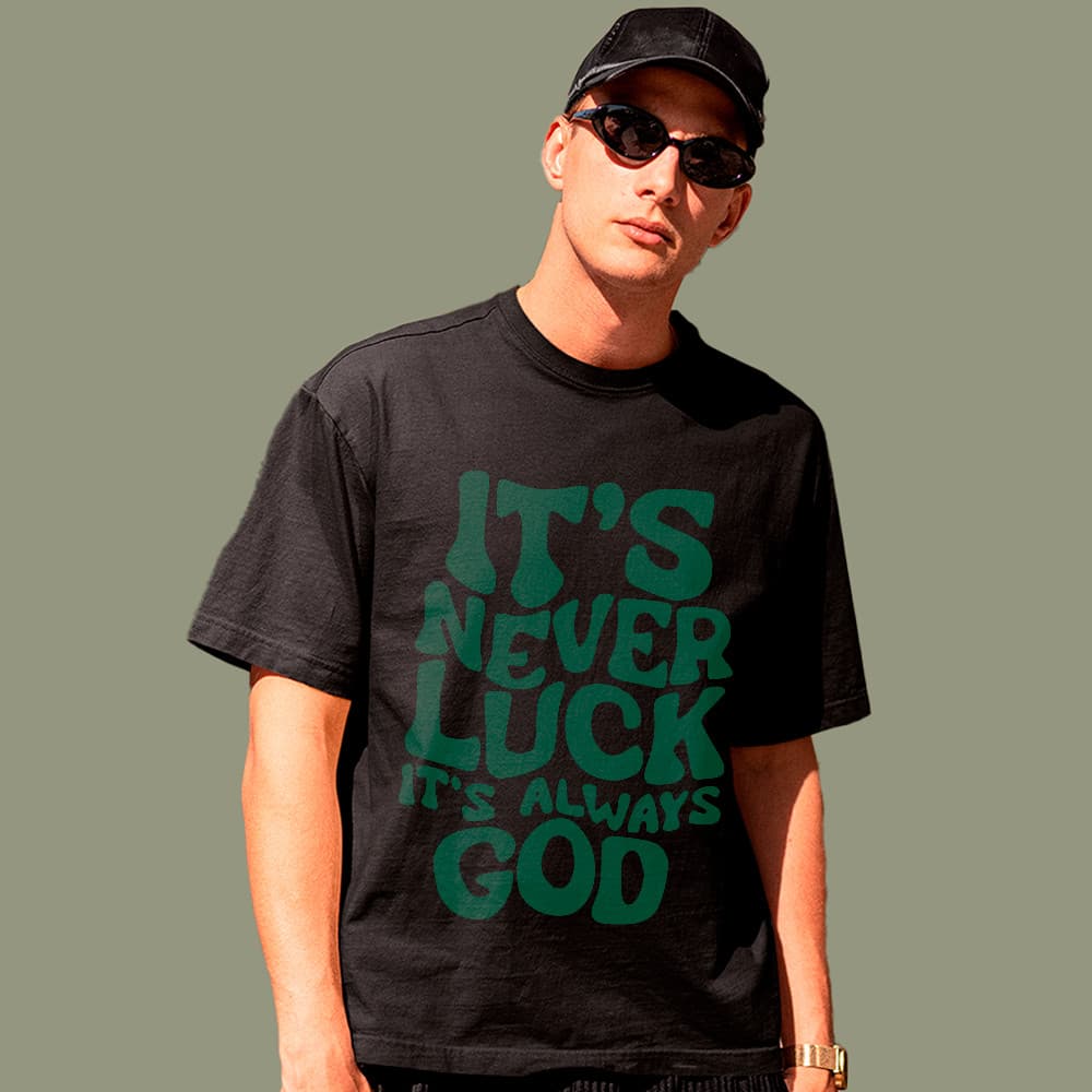 Camiseta Básica Fé Deus Motivação Estilo Urbano 100% Algodão
