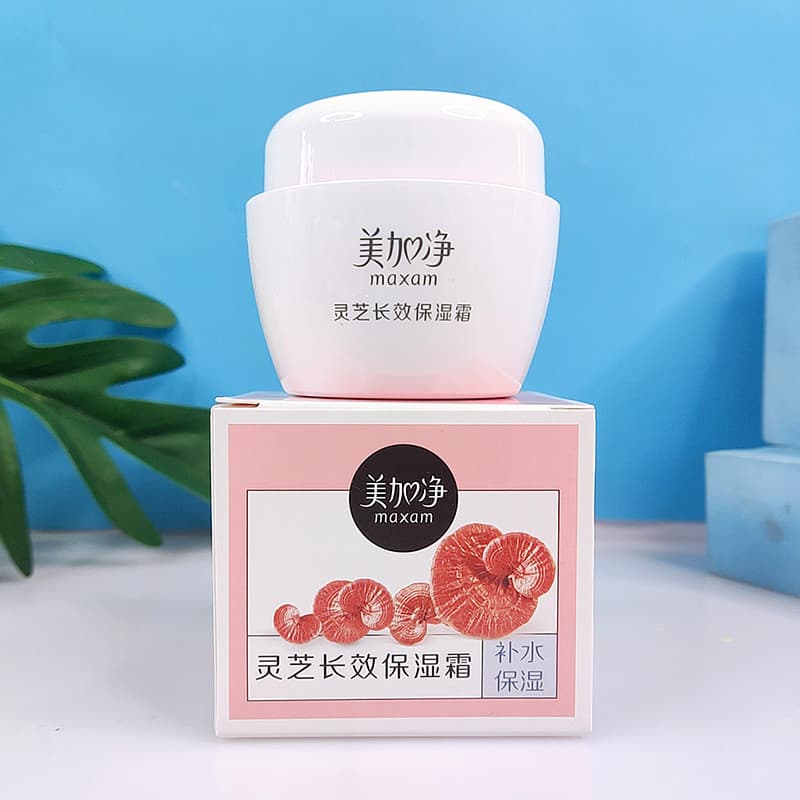 Mega creme de limpeza Ganoderma Lucidum Creme hidratante de longa duração Homens Mulheres Outono Inverno Hidratante Cuid
